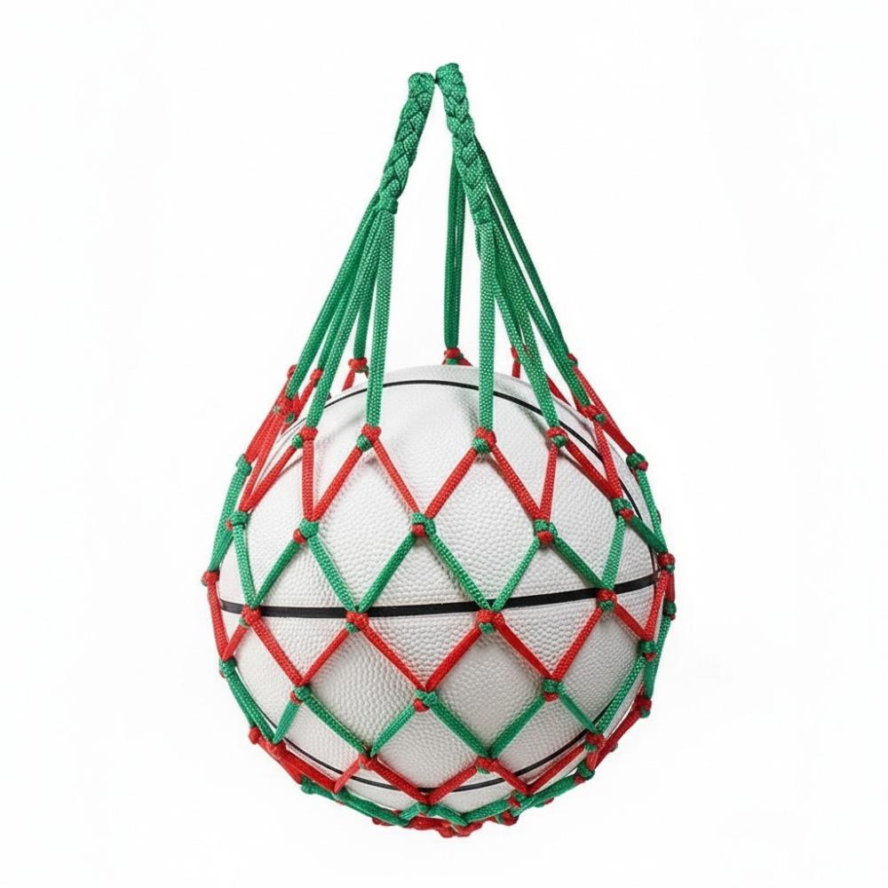 

Weaving Basketball Carry Bag Multiple Colors Ball Pocket Durable Mesh Net Bag Football Balls 8