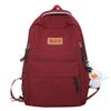 Student Schoolbag Women's Solid Color Backpack Men Large Capacity Middle School Students Third To Sixth Grade Backpack