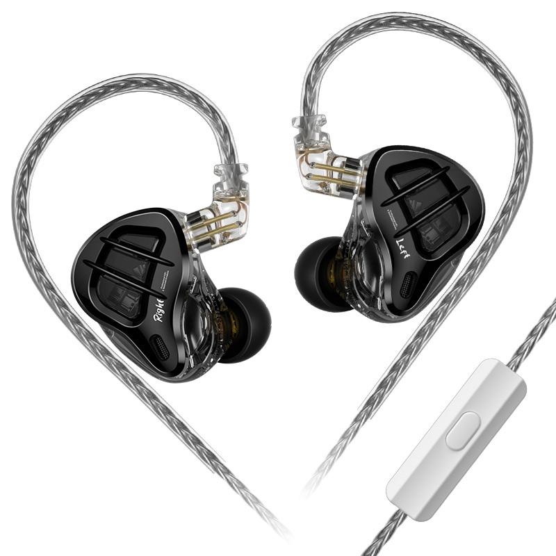 KZ ZAR HiFi Wired Earphone In Ear Monitor Earbuds Hybrid Technology 7BA+1DD IEM Headset With Microphone Bass Phone Headphones