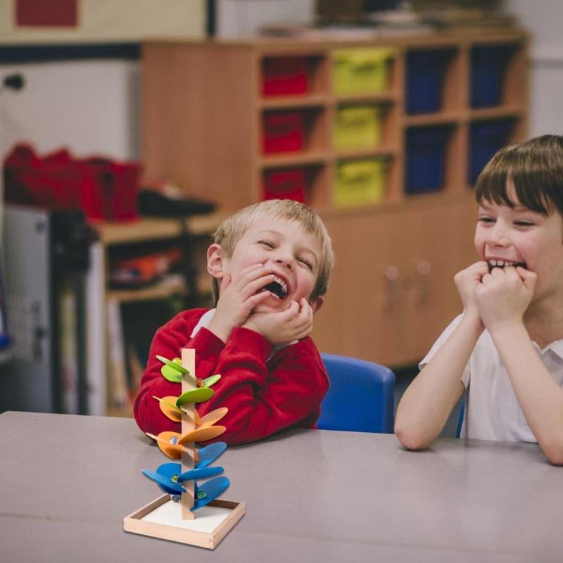 Multifunctional Wooden Ball Drop Toy Rainbow Music Tree For Kids Educational Activity For Boys And Girls