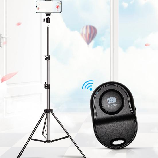 Mini Bluetooth-compatible Remote Distance One Button Control Long Wireless Controller Self-timer Camera Stick