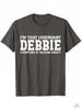 2026 Im The Legendary Debbie Printed Tshirt Unisex Shortsleeved Round Neck Comfortable Casual Wear