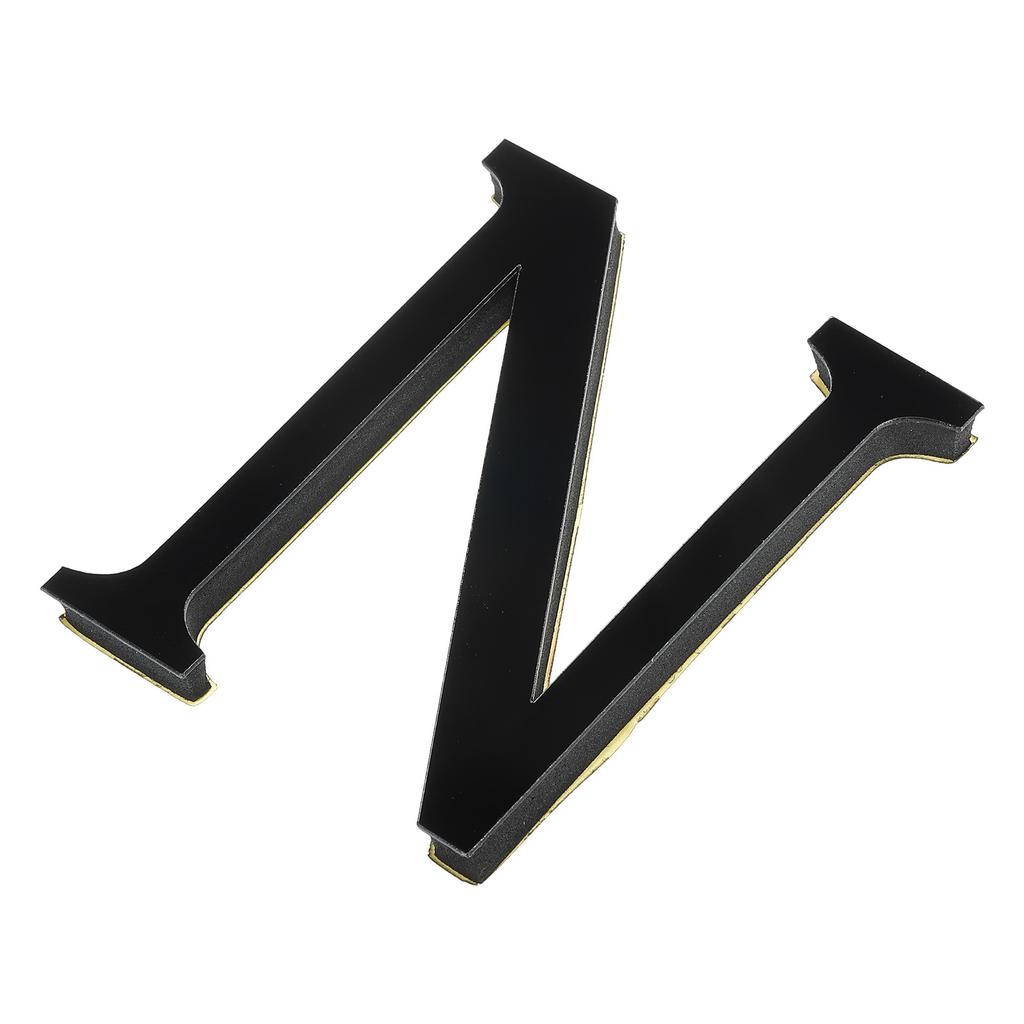 10cm Black 26 English Letters Wall Sticker 3D Mirror Acrylic Wall Sticker Decals Self-Adhesive Decor Wall Art Mural Home Party