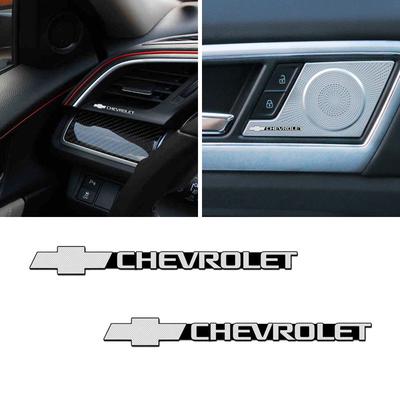 1/2/4 szt. Dekoracja Audio Samochodu 3D Aluminiowy Znak Godło Naklejka dla Cruze Captiva Lacetti Aveo Malibu Trax Camaro Colorado