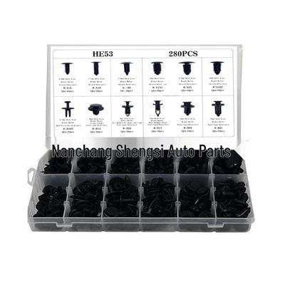 280 Stück Kfz-Verkleidungs-Schnappbefestigungen für Mazda, Toyota, BMW, Honda - Passendes Zubehör für Verkleidungen