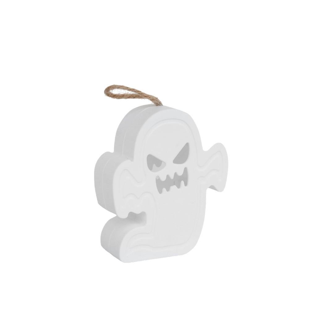 Halloween Skull Candle Lantern: Colorful Flashing Pumpkin Ghost Decoration