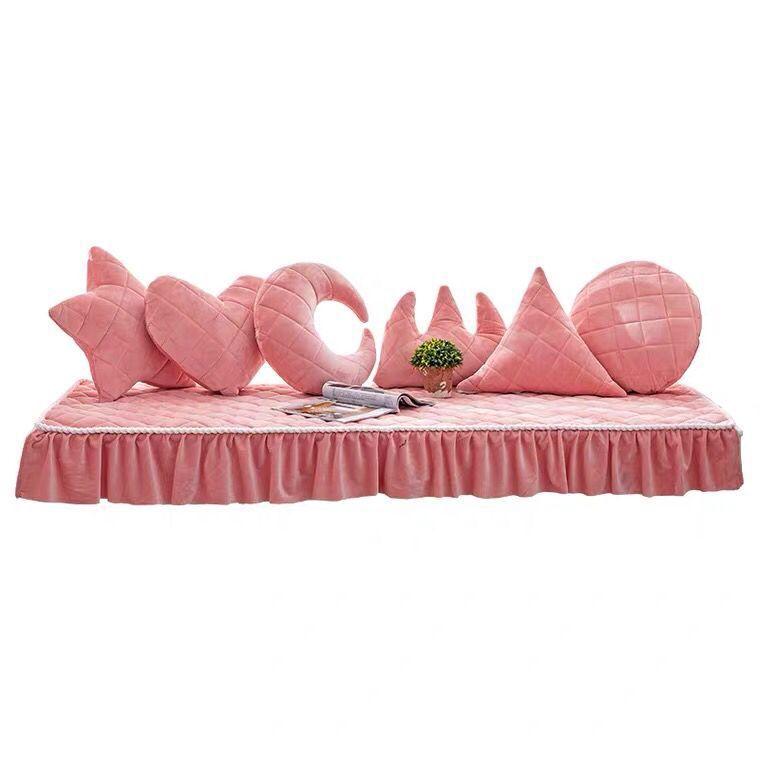 Plyšová rohožka do arkýře, rohožka do parapetu na balkón v ložnici, deka do arkýře, sukně, protiskluzová, tatami rohožka pratelná v pračce