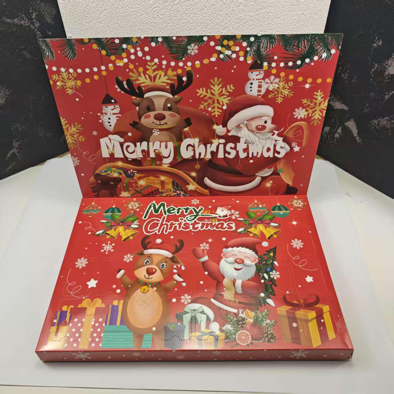 

24-Piece Christmas Wall Game with Prize Dolls and Pendants