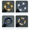 Handheld 30x Magnifying Glass with 4-color LED Light Source, Rechargeable, Suitable for Antique Jewelry Appreciation