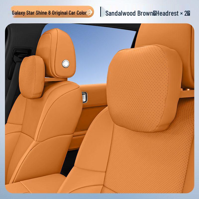 Galaxy Star 8 Auto-Innenraum-Set: Kopfstütze mit Lendenwirbelstütze und Nacken- und Taillenpolstern