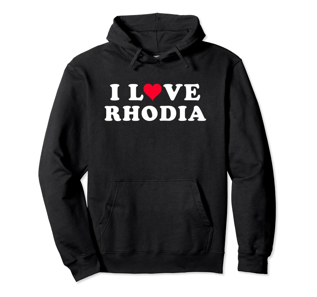 I Love Rhodia Matching Girlfriend & Boyfriend Rhodia Name Hoodies