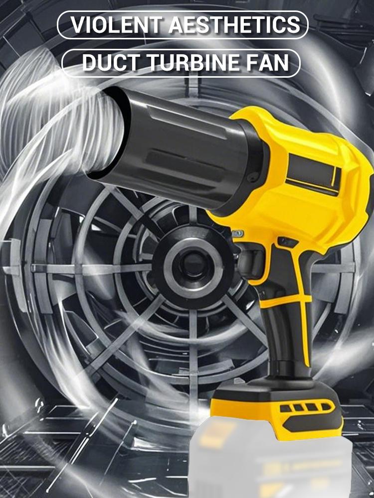 1000W Handheld Fan Electric Air Blower 750g Thrust Stepless Speed Dust Blower Violent Air Gun for Makita 21V Battery(No Battery)