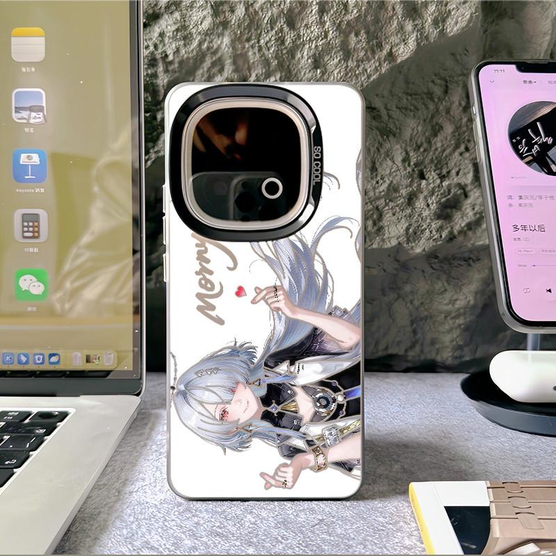 For IQOO 15 Ultra/15R/13/Z11/Z10/Z9 Turbo "Lynae" Hard Back Soft Border Phone Case/ IQOO Neo 11/Neo 10 Z9 Turbo Z10X Neo 9 Pro Shockproof IQOO Cover