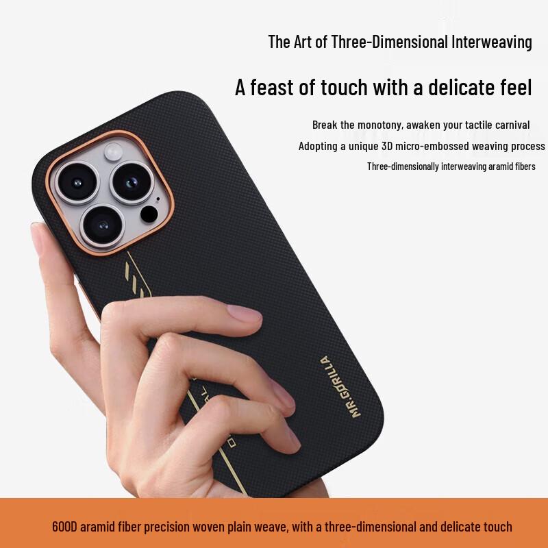 Aramid Fiber Phone Case for iPhone 16 Pro Max