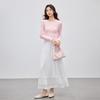 IEF 2026 Spring Striped Slim-Fit Knitted Top