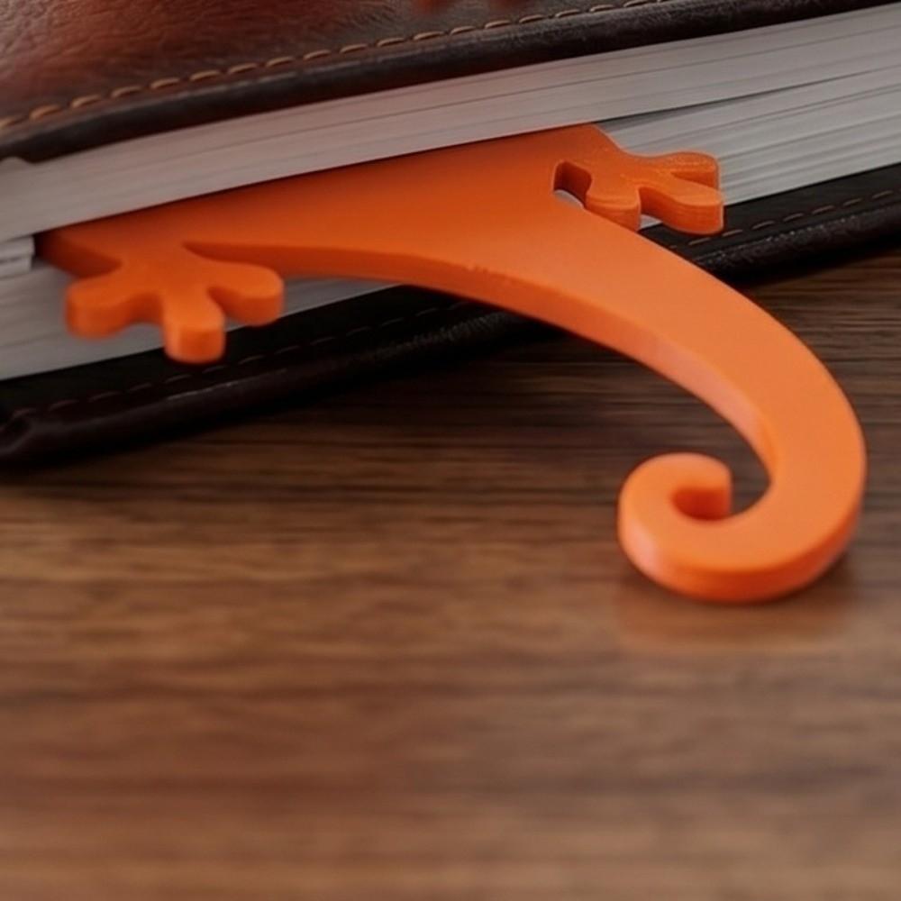 Cute Gecko Bookmark Funny Page Marker Durable Reading Books Bookmark School
