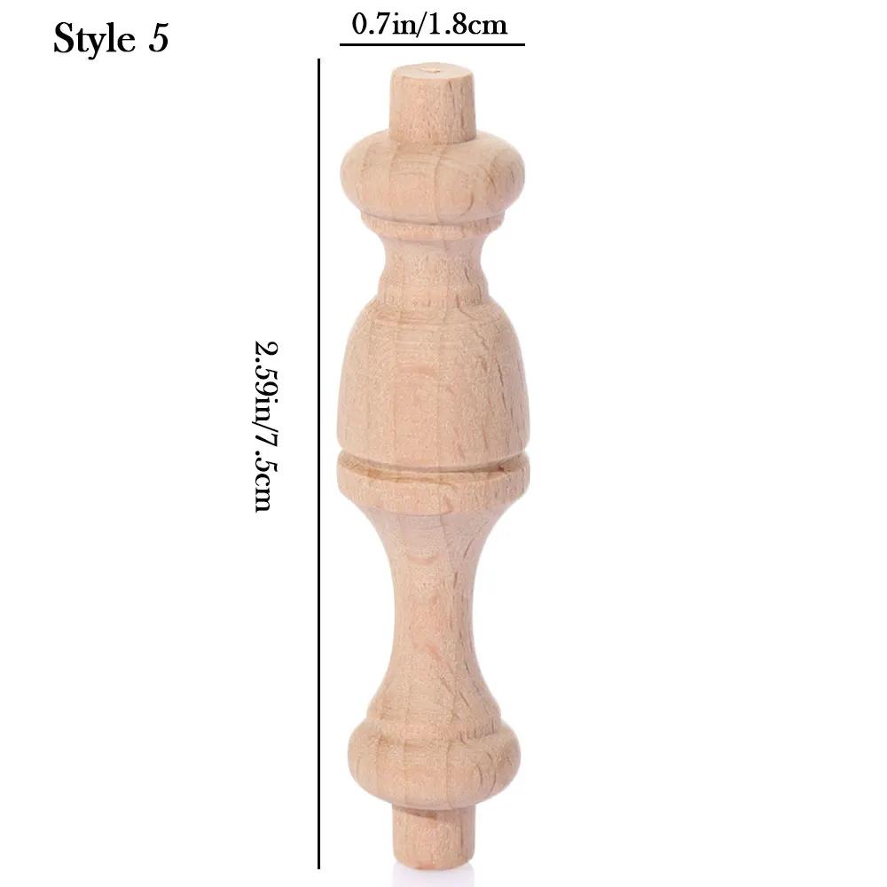 European Multi Styles Solid Wood Carved Furniture Foot Legs Cabinet Seat Feets Vintage Home Decoration Crafts Accessories
