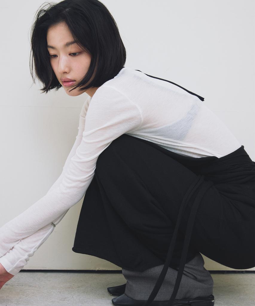Loutaideu Long Sleeve T-Shirt [White]