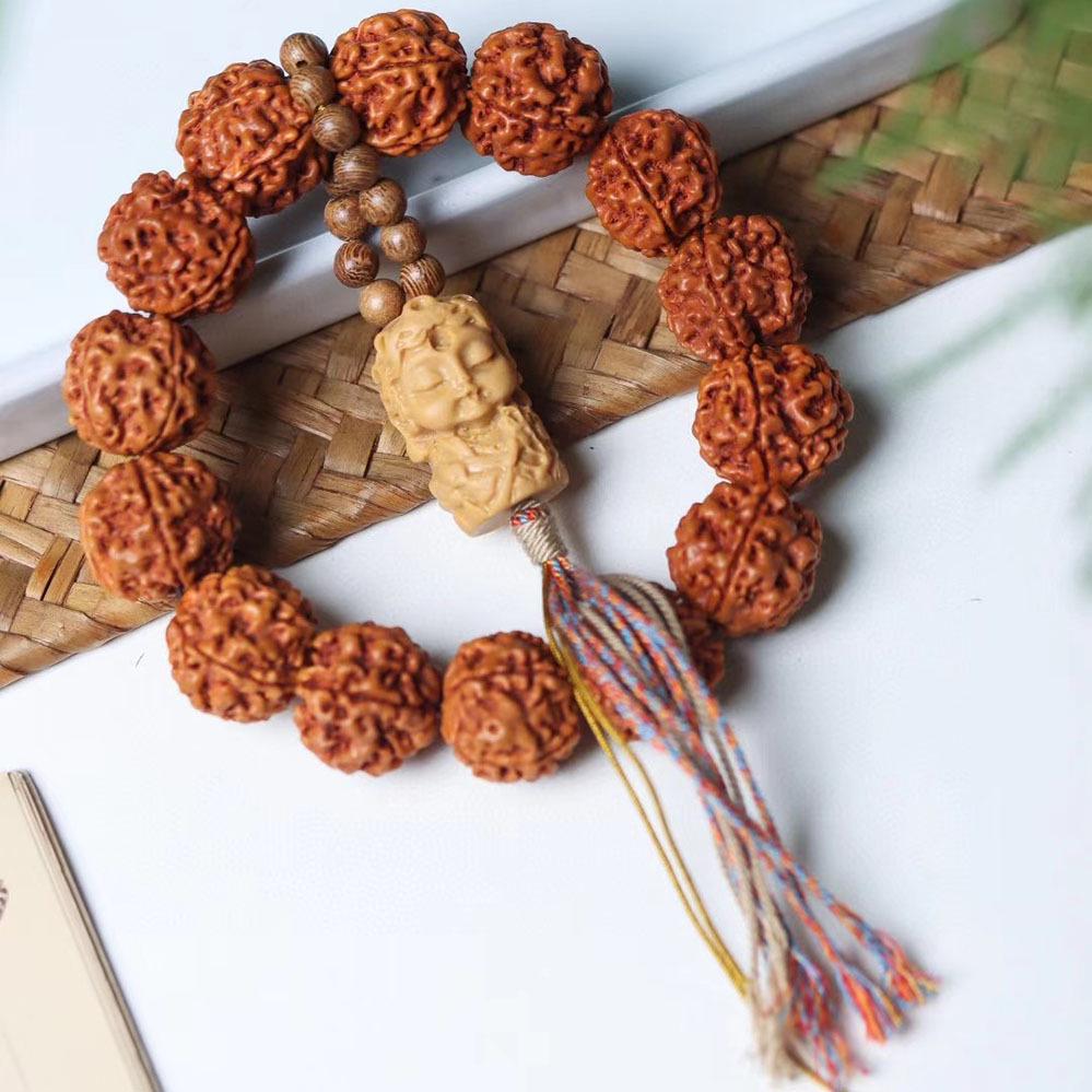 King Kong Bodhi Handheld Bracelet with Classic Tara Prayer Beads