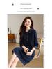 Women's Loose-Fit Long-Sleeve Denim Shirt Dress - Spring/Autumn 2024 Collection