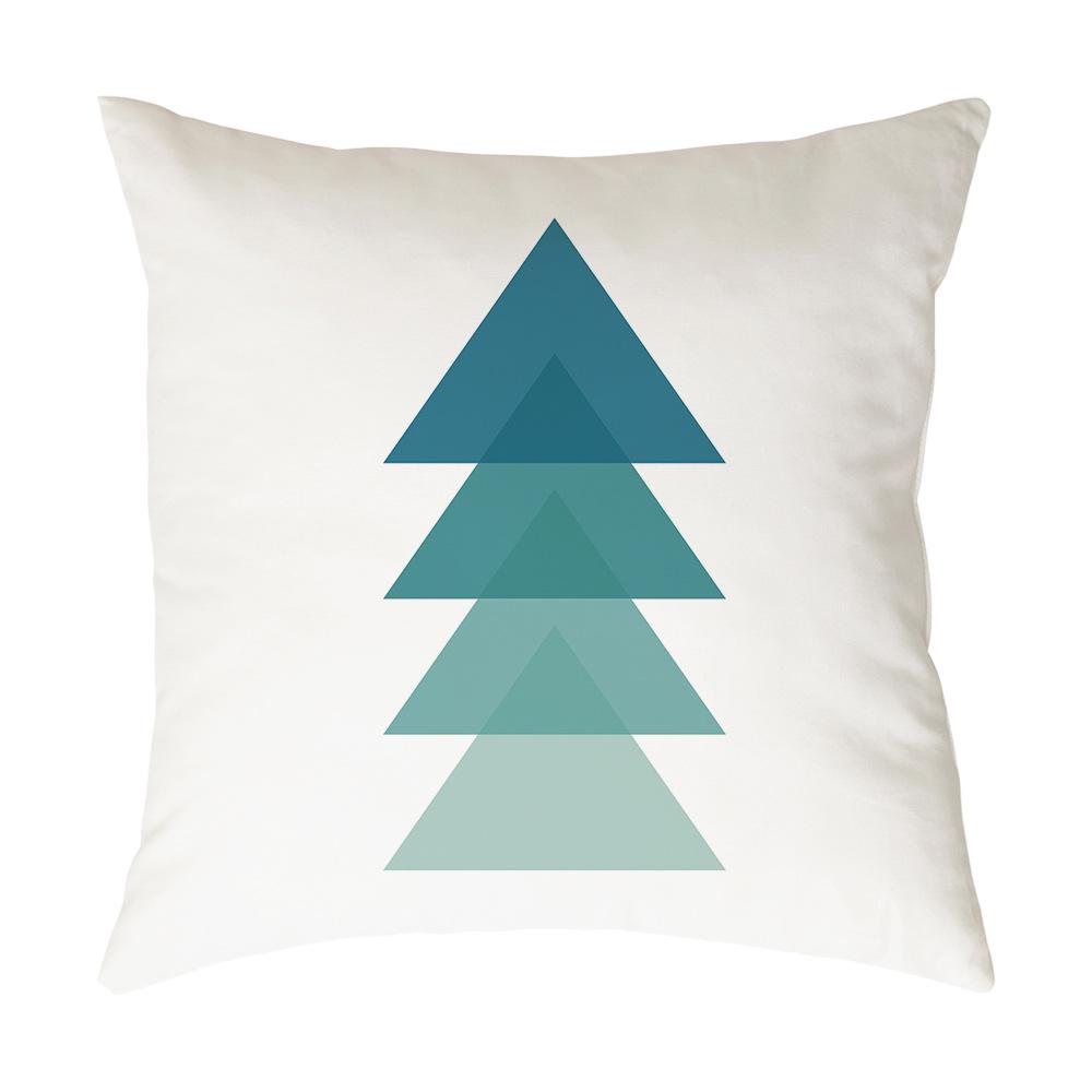 Kissen Leinen Kurzplüsch Zuhause Einfach Nordischer Stil Geometrischer Kissenbezug Sofakissen Kissenbezug