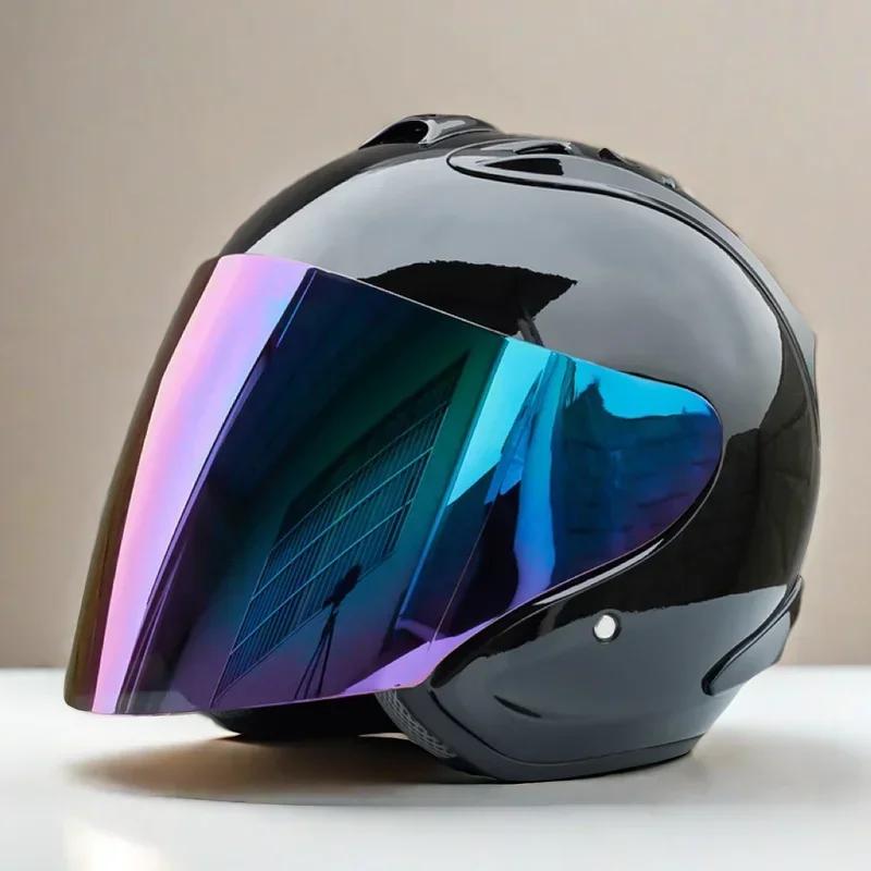 SZ Ram 4 Bright Black Half Helmet Men and Women Motorcycle Off-Road Summer Helmet Downhill Racing Mountain Cross Casco Capacete