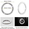 1pc Rhinestone Decor Glass Car One-button Start Decoration Ring