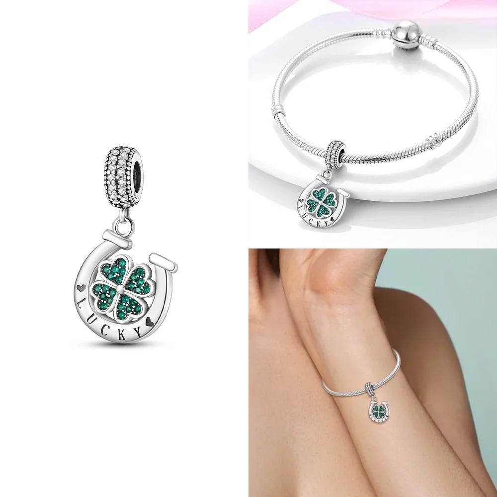 Love Heart Family Charms Pendant Original Copper Charm Beads Fit Bracelet Charm Women Diy Jewelry Gift