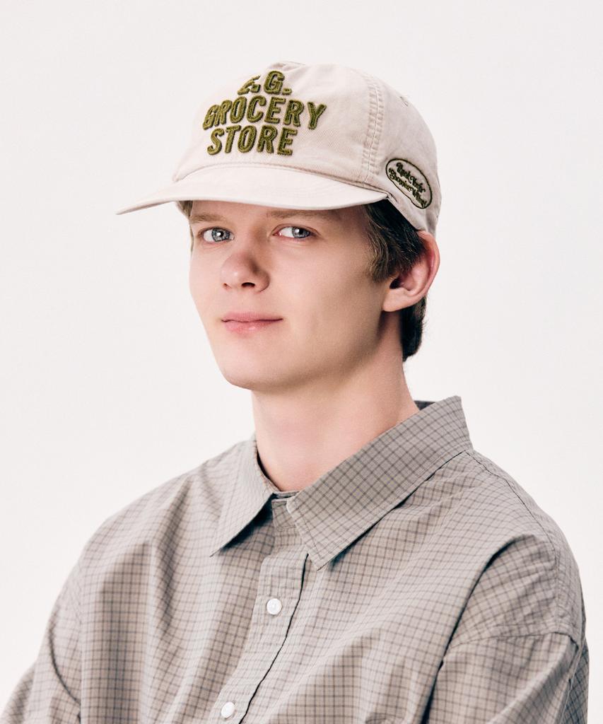 ESPIONAGE Grocery 5Panel Vintage Cap Sand
