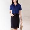 Women's Professional Short-Sleeved Shirt and Skirt Set