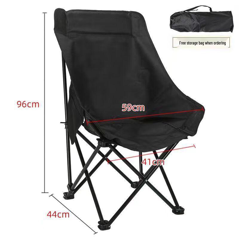 OEING High-Back Folding Camping Moon Chair