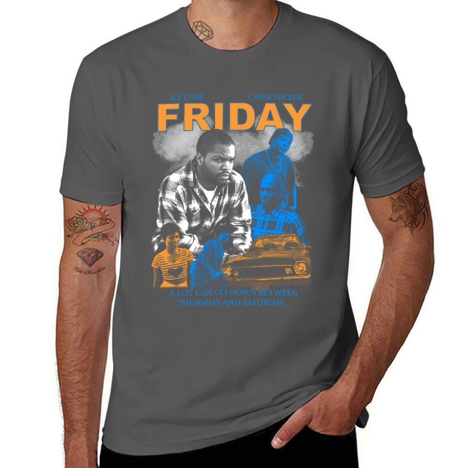 

Funny Gifts For Comedy Friday About Friendship Gift For Music Fans TShirt Work Basic Short Sleeve Top 4XL