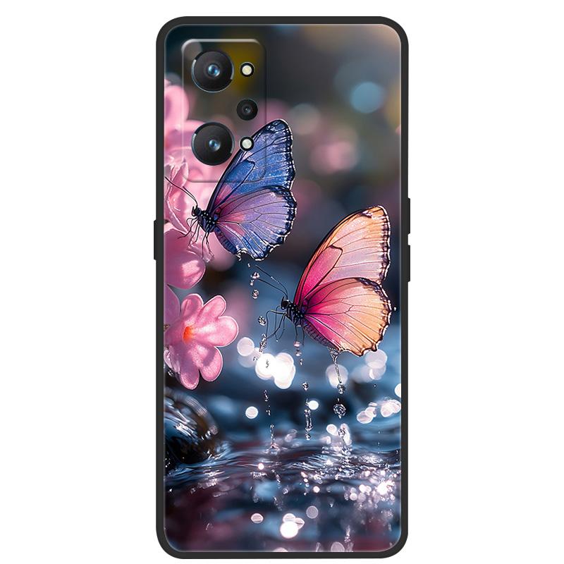 Voor Realme GT Neo 2 Hoesje Marmer Zacht Mat Siliconen Achterkant Cover Voor Realme GT Neo2 RealmeGT2 Neo2 3T Q5 Pro Volledige Telefoon Shell Capa