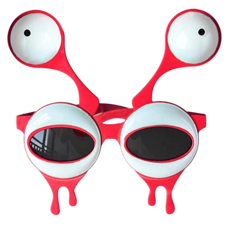 Funny Alien Sunglasses Hawaiian Summer Props Cosplay Anime Party Props ABS Multi-color Family Party Props