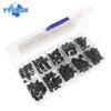 200pcs 10 Kinds Switch Kit Push Button Switches Directly Inserted Into Touch Switch DIY Assorted Kit