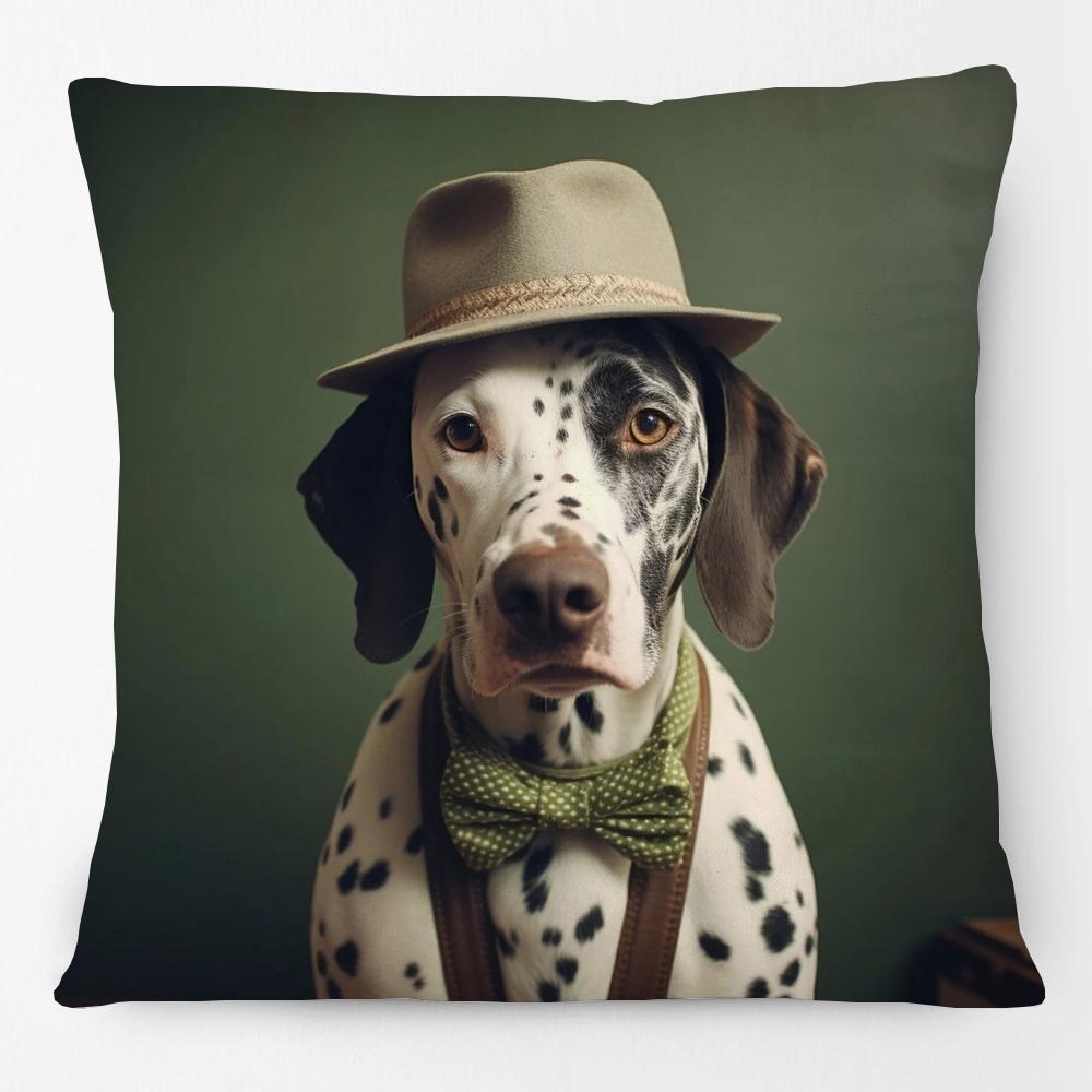 Victorian Princess Cat Labrador Dog Lord Greyhound Pet Portrait Print Cushion Cover Pillow Case
