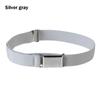 Gift Pants Strap Solid Color Boys Girls Alloy Buckle Waistband Kids Canvas Belt Adjustable