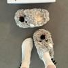 Cute Plush Shoes Women Autumn Winter Cartoon Warm Platform Slippers Height Increase Non Slip Thicken Comfortable Cotton Slippers