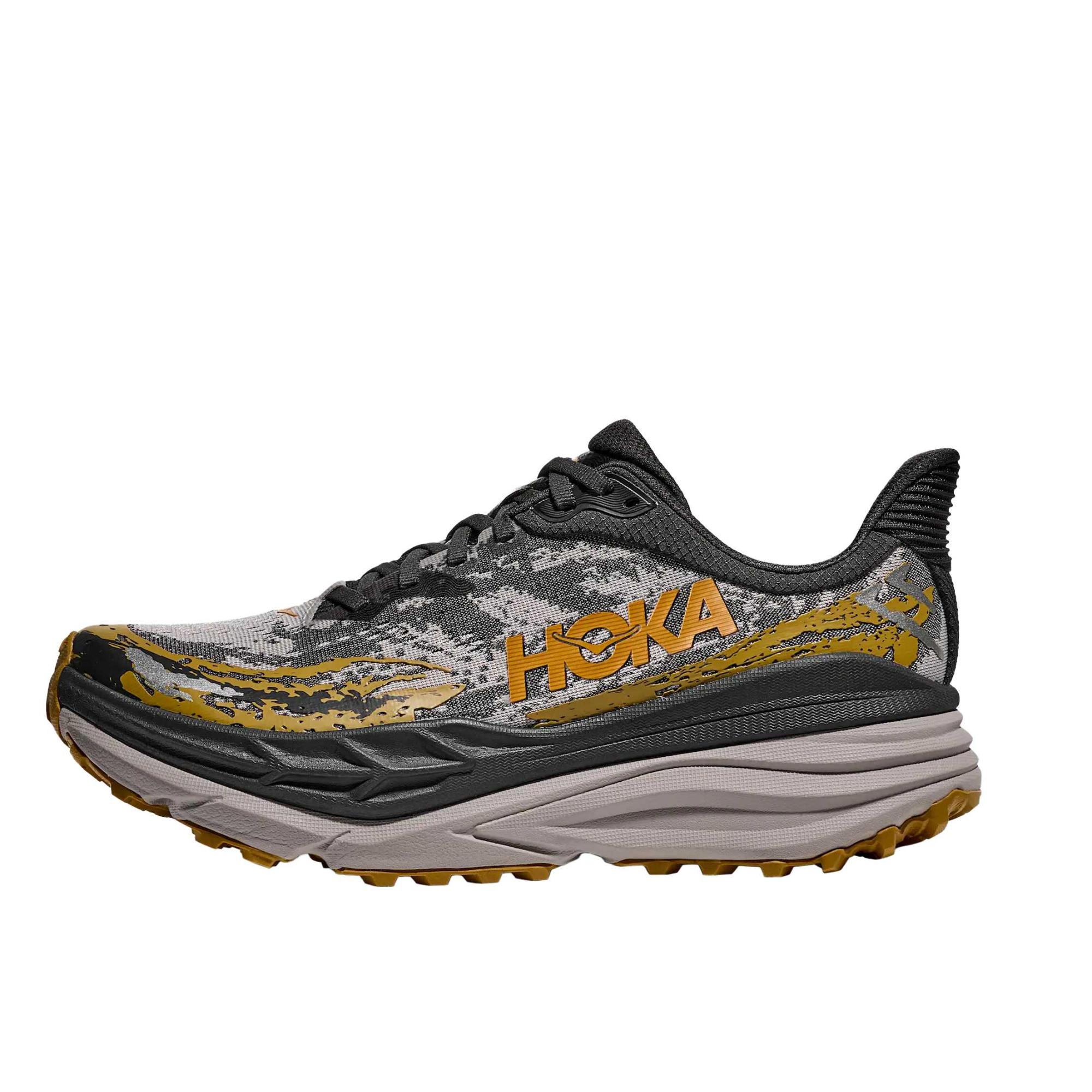 

Hoka One One Stinson 7 Lace-Up Round Toe Trail Running Shoes Men sneakers 1141530-BCMN 42