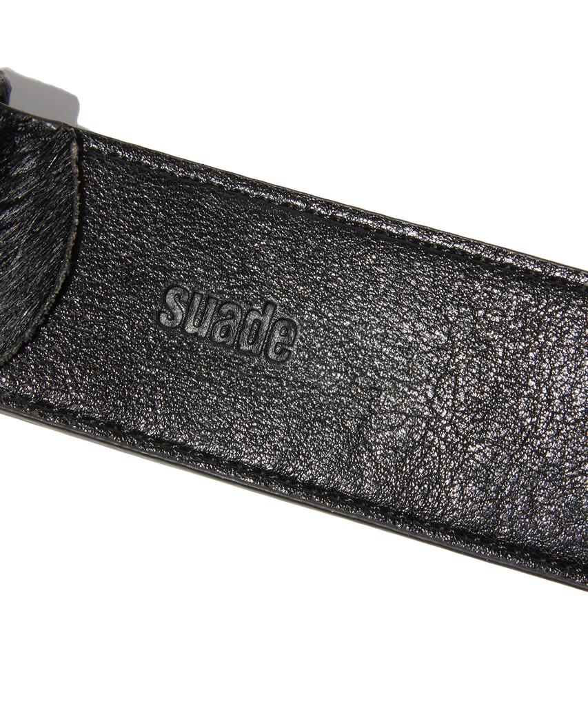 Seuweideu Calfskin Belt [Black]