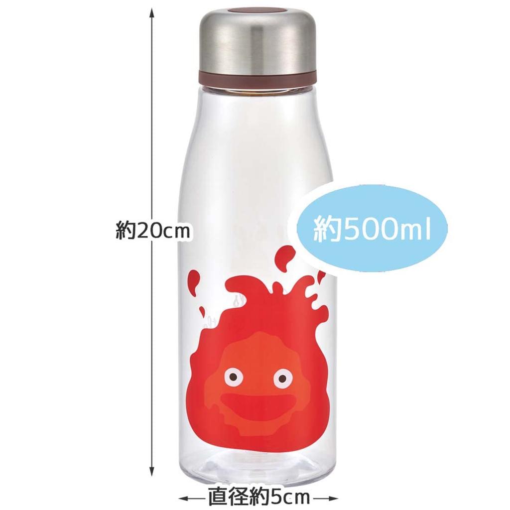 Láhev na vodu Skater Direct Moving Castle Calcifer Studio Ghibli 500ml s sítkem na čaj Howl's PTY5-A