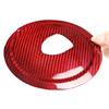 Real Carbon Fiber Steering Wheel Rings Logo Trim Cover Stickers For Porsche 911 Panamera Cayenne Boxster 2008-2016