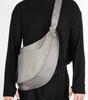 Around To B Canoe Crossbody Bag Gray