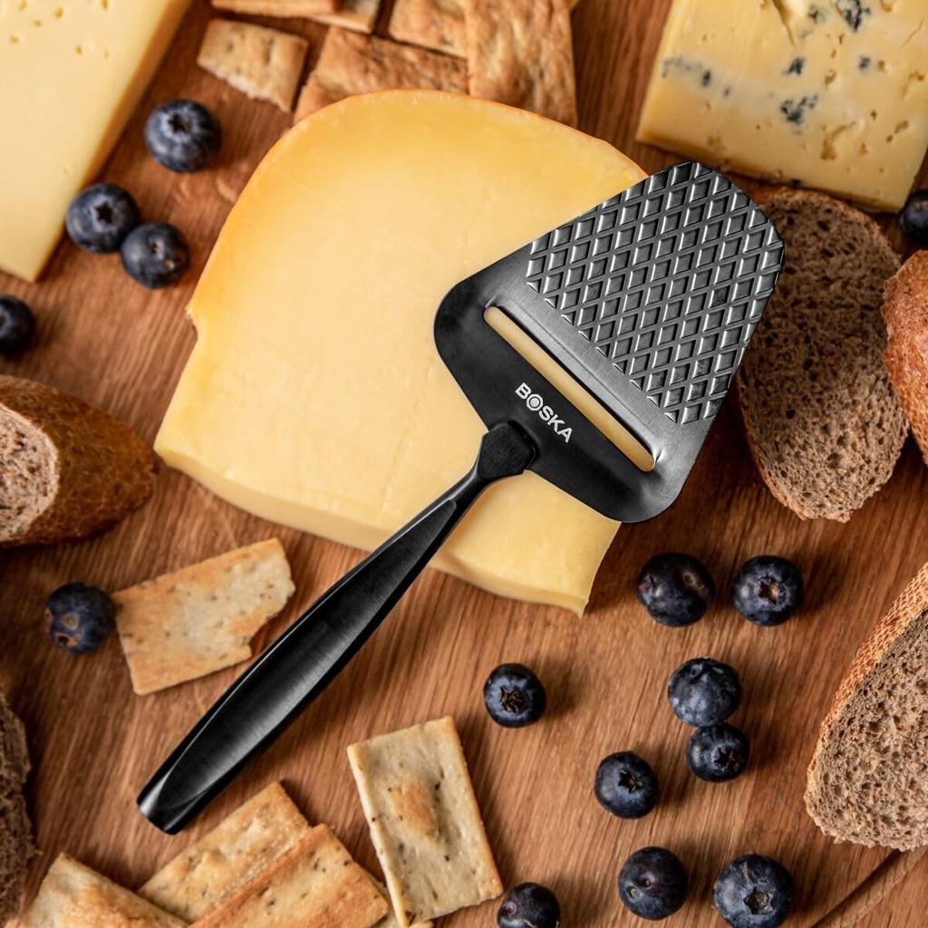 BOSKA 307084 Stainless Steel Slicer 250x80x24 Mm Cheese Slicer Monaco for and Hard Cheeses Semi-Hard