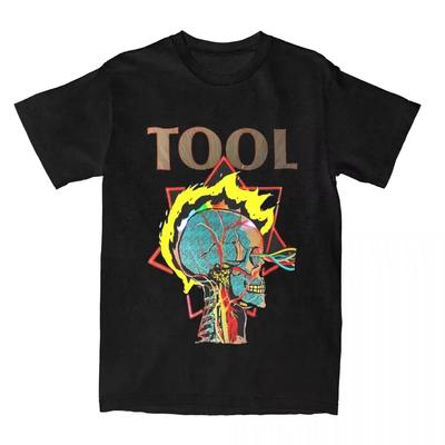 Streetwearová trička s metalovou hudbou Tool pro muže, vysoce kvalitní oblečení, hiphopové tričko kapely, retro unisex top, nadměrné