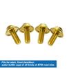 X AUTOHAUX Set of 4 M5x12mm Bottle Cage Bolts Screw Mountain Road BMX MTB