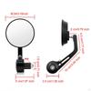 2x Motorcycle End Bar Mirror Handlebar Spare Parts, Aluminum Alloy 7/8'' Easy To Install
