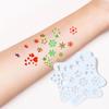 Stencils For Body Painting Face Art Stamps Temporary Tattoos Reusable Stencils Plastics