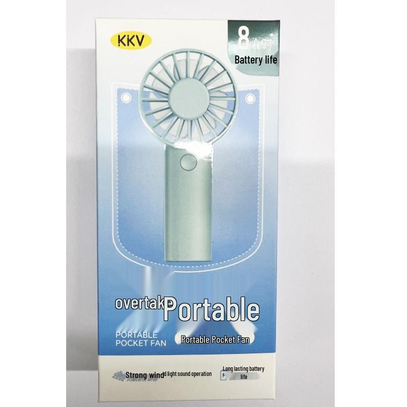 Portable USB Rechargeable Mini Fan for Dorms, Desktops, Outdoor Use