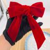6Pcs Elegant Red Green Bowknot Napkin Rings Table Decor Velvet Christmas Napkin Ring Table Napkin Rings Christmas Accessories